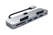 USB hub - Satechi Aluminum Type-C Clamp Hub Pro - hub - 4 porte USB hub - 4 ports - Grå - ST-TCIMHM