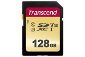 Hukommelseskort - Transcend 500S SDXC UHS-3 - 128GB - TS128GSDC500S