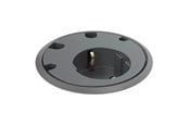 Netværkstilbehør - Forming Function Powerdot 11 | 1 socket type F | 4 cable grommet | adjustable height | black (Previous PartID 935-PD11) - 9358001109