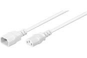 Strømkabel (ekstern) - Pro Power cable C14 - C13 - Hvid - 3m - 4040849975851