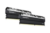 RAM - G.Skill Sniper X DDR4-2666 - 16GB - CL19 - Dual Channel (2 pcs) - Intel XMP - Sort - F4-2666C19D-16GSXW