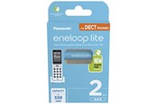 Batteri - Panasonic eneloop lite DECT BK-4LCCE battery - 2 x AAA - NiMH - BK-4LCCE/2DE