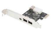 Netværksadapter (netkort, printserver mv.) - DIGITUS PCIExpress Firewire Interface Card - DS-30201-5