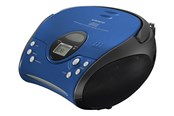 DAB, netværks- og clockradio - Lenco SCD-24 portable FM radio/CD player - Blue/Black - FM - Stereo - Blå - Lenco SCD-24 BLUE