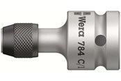 Bor & bits - Wera 784 C 1/2"-forbindelsesdele med -hurtigskift, 1/4 tomme x 50 mm - 5042760001
