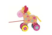 Trælegetøj - Goki Pull Animal Horse - 54944
