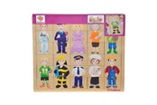 Trælegetøj - Eichhorn Wooden Puzzle - Professions 30st. - 100005408