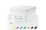 Arkivering & Opbevaring - Leitz Opbevaringsboks Click & Store WOW Medium Hvid - 60440001