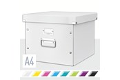 Arkivering & Opbevaring - Leitz Opbevaringsboks Click & Store WOW til hængemapper Hvid - 60460001