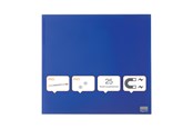 Konference & Præsentation - Nobo Whiteboard glastavle 450x450 mm, blå - 1903953