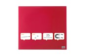 Konference & Præsentation - Nobo Whiteboard glastavle 300x300 mm, rød - 1903954