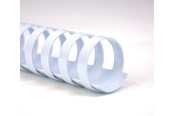 Blæk, Toner & Forbrugsstoffer - GBC CombBind indbindingsryg Combs 10mm A4 21R Hvid - 4028195
