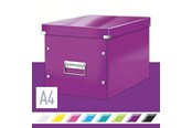 Arkivering & Opbevaring - Leitz Opbevaringsboks Click & Store WOW Cube Large Lilla - 61080062