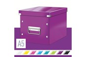 Arkivering & Opbevaring - Leitz Opbevaringsboks Click & Store WOW Cube Medium Lilla - 61090062