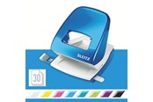 Hulapparater & Hæftemaskiner - Leitz Hulapparat 5008 NeXXt WOW, 2-huls 30 ark Blå - 50081036