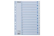 Lommer, Omslag & Registre - Esselte Register PP A4 1-20 hvid - 100138
