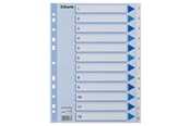 Lommer, Omslag & Registre - Esselte Register PP A4 1-12 hvid - 100136