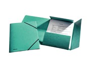 Mapper og Clipboards - Esselte 3-klap elastikmappe FSC® A4 Grøn - 1326508