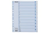 Lommer, Omslag & Registre - Esselte Register PP A4 Maxi A-Å hvid - 100149