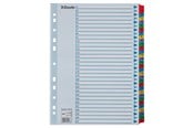 Lommer, Omslag & Registre - Esselte Register Mylar A4 1-31 flerfarve - 100164