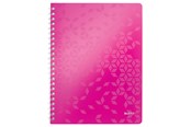 Blokke, Formularer & Notesbøger - Leitz Notesblok WOW PP A4 linjeret 80 gram 80 ark Pink - 46370023