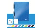 Blokke, Formularer & Notesbøger - Leitz Notesblok WOW PP A5 linjeret 80 gram 80 ark Blå - 46390036