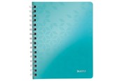 Blokke, Formularer & Notesbøger - Leitz Notesblok WOW PP A5 linjeret 80 gram 80 ark Isblå - 46390051