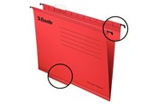 Arkivering & Opbevaring - Esselte Hængemappe Classic forstærket A4 /25 Rød - 90316