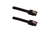 SATA & ATA kabel - DUTZO Sleeved SATA kabel - Sort - 0.3 m - DSC-SATASL03BLK