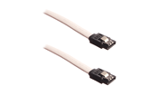 SATA & ATA kabel - DUTZO Sleeved SATA kabel - Hvid - 0.5 m - DSC-SATASL05WHT