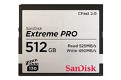 Hukommelseskort - SANDISK Extreme Pro CFast 2.0 - 525MB/s - 512GB - SDCFSP-512G-G46D