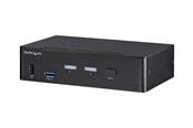 KVM-switch - StarTech.com 2-Port DisplayPort KVM Switch - 4K 60Hz - TAA Compliant - KVM / audio / USB switch - 2 ports - SV231DPU34K