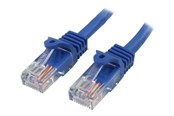 Netværkskabel - StarTech.com 10m Blue Cat5e / Cat 5 Snagless Ethernet Patch Cable 10 m - patch cable - 10 m - blue - Blå - 10m - 45PAT10MBL