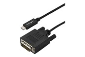 Skærmkabel - StarTech.com 3 m (10 ft.) USB-C to DVI Cable - 1920 x 1200 - Black - external video adapter - CDP2DVI3MBNL