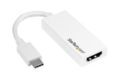 Skærmkabel - StarTech.com USB C to HDMI Adapter - USB Type-C to HDMI Converter - 4K 60Hz - external video adapter - white - CDP2HD4K60W