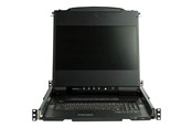 KVM-switch - StarTech.com 17" Dual Rail Rackmount KVM Console with 1080p - DVI & VGA - KVM console - Full HD (1080p) - 17.3" - RKCOND17HD