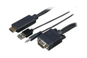 Antennekabel/stik - Sony CAB-VGAHDMI1 - HDMI cable - HDMI / VGA / audio / USB - 1 m - CAB-VGAHDMI1