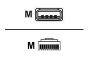 Kabler - diverse - Zebra CABLE SHIELD USB SER A CONNECT - CBA-U46-S07ZAR
