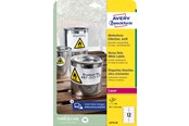 Papir, Fotopapir og Etiketter - Avery Holdbare etiketter, hvide, 99,1x42,3mm - L4776-20