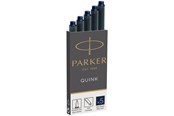 Skrive- og Tegneværktøjer - Parker Fyldepen Blæk Refill Patroner | Lang | Blå-Sort QUINK Blæk | 5 Stk - S0116250