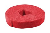 Kabel Organisering - LogiLink - Cable Strap Velcro Tape 4m red - KAB0052
