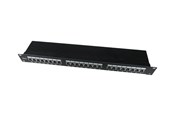 Netværkstilbehør - Gembird NPP-C624-002 - patch panel with cable management - 1U - 19" - NPP-C624-002