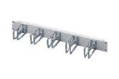 Netværkstilbehør - Rittal cable management panel - 1U - 19" - 7257035