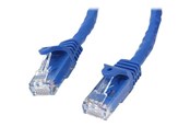Netværkskabel - StarTech.com Gigabit Snagless RJ45 UTP Cat6 Patch Cable Cord - patch cable - 5 m - blue - Blå - 5m - N6PATC5MBL