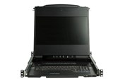 KVM-switch - StarTech.com 17" Dual Rail Rackmount KVM Console with 1080p - DVI & VGA - KVM console - Full HD (1080p) - 17.3" - RKCONS17HD
