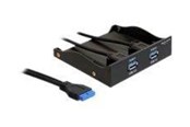 Systemtilbehør (kølepasta mv.) - DeLOCK USB 3.0 Front Panel 2-Port - storage bay ports panel - 61896
