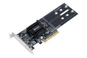 Harddisk - tilbehør - Synology M2D18 - storage bay adapter - M.2 Card - PCIe 2.0 x8 - M2D18