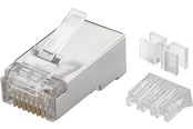Netværkskabel - Pro RJ45 plug CAT 6a STP shielded (10 pack) - 4040849725029