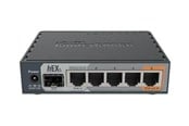 Router & firewall - MikroTik hEX S RB760iGS 5x Gigabit Ethernet SFP Dual Core 880MHz CPU 256MB RAM USB microSD RouterOS L4 IPsec hardware encryption support and The Dude server package - Router - RB760iGS