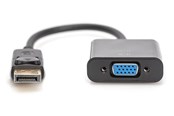 Skærmkabel - DIGITUS DisplayPort  to D-Sub Adapter Cable - 0.15m - AK-340403-001-S